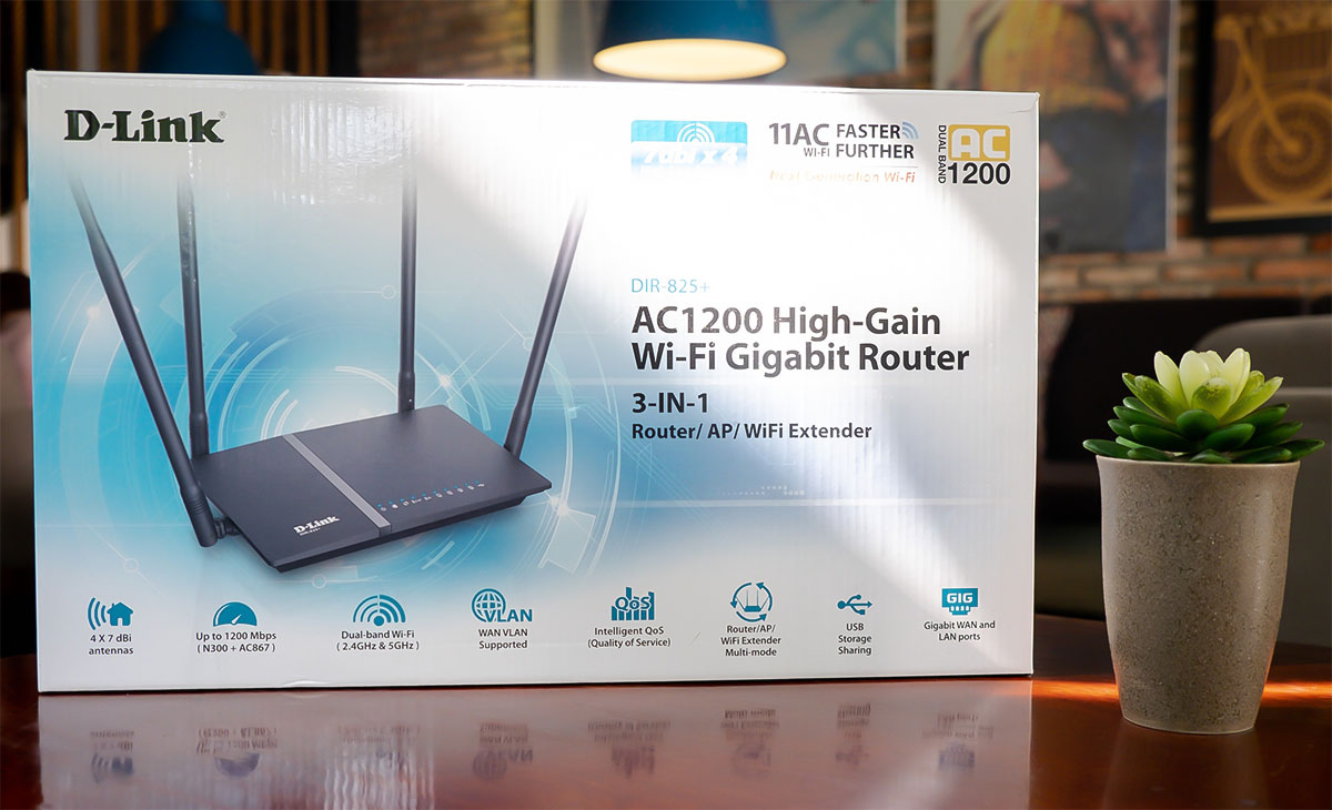 Router Wifi D-Link DIR-825+