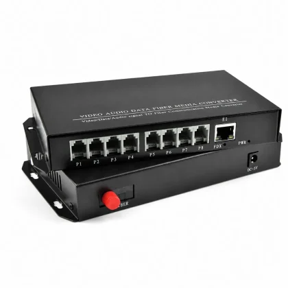 Bộ chuyển đổi quang sang RJ11/RJ12 HDTec 8 Port 1