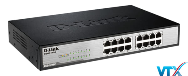 Switch chia mạng 16-Port 10/100/1000 Mbps