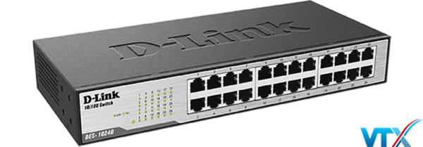 Switch chia mạng D-Link 24Port DES-1024D