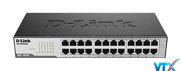 Switch chia mạng D-Link 24Port DES-1024D