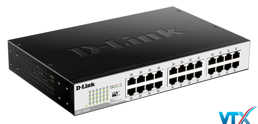 Switch chia mạng D-link 24port DGS-1024D