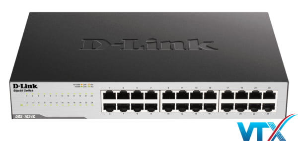 Switch chia mạng D-link 24port DGS-1024C