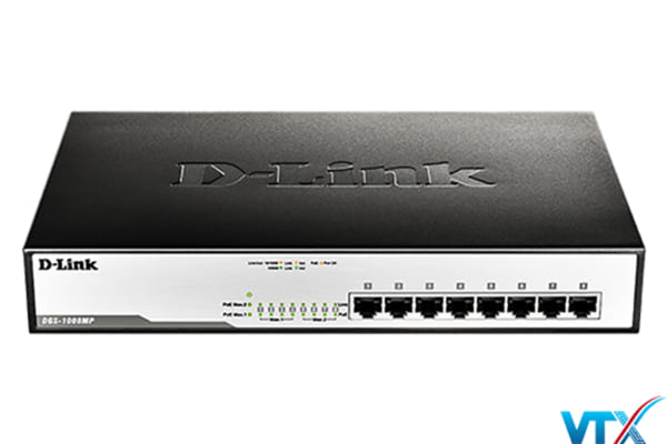 Switch chia mạng D-link 8 cổng DGS-1008MP