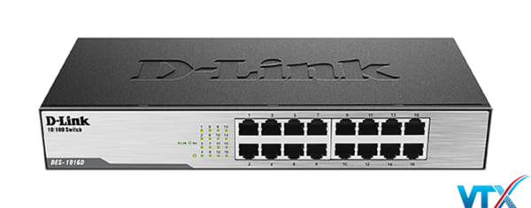 Switch chia mạng D-Link 16Port DES-1016D