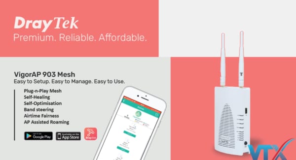 Draytek VigorAP 903 - AC1300 - WiFi Mesh chuyên dụng
