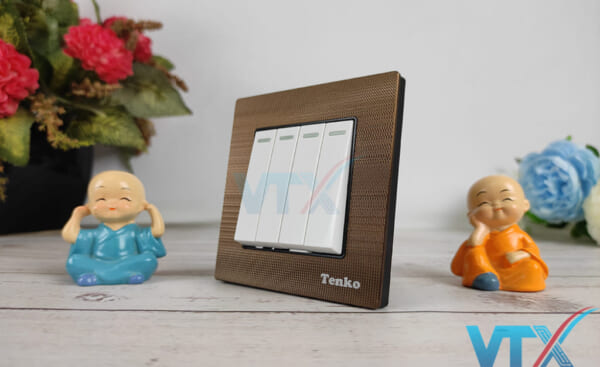 Công tắc âm tường Tenko TK-F71-C-04