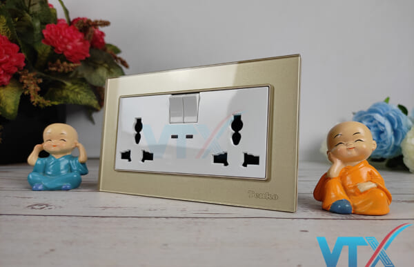 Ổ cắm điện âm tường Tenko TK-F71-D-115