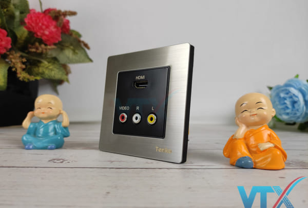 Ổ âm tường Tenko AV & HDMI 