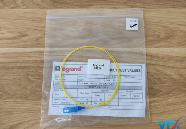 Dây hàn quang Singlemode SC 1m Legrand LCS3 | PN: 032241