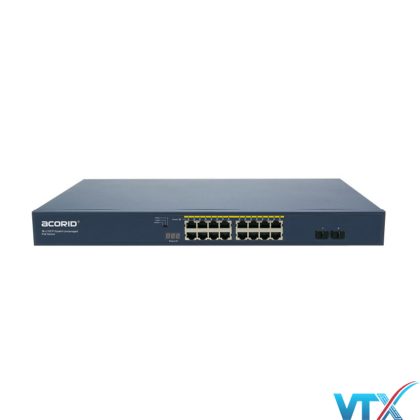 Switch mạng PoE Acorid 16 PoE port + 2SFP PN: GLS1716P2F