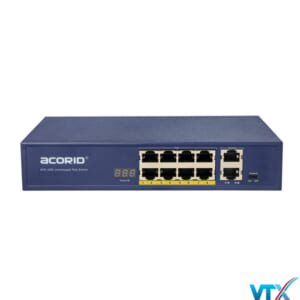 Switch mạng 8 port PoE x 2 port Uplink Acorid PoE | PN: LS1708P2E