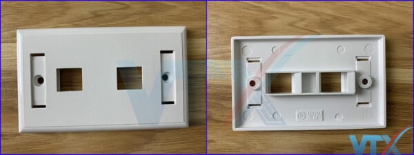 Wallplate mặt 2 cổng Legrand | PN:03411