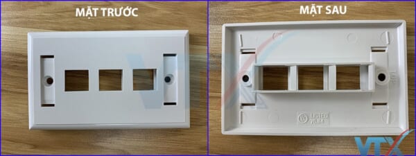 Wallplate mặt 3 cổng Legrand | PN:03412
