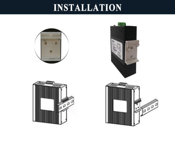 Converter quang công nghiệp Upcom PN: IMC102G-GS