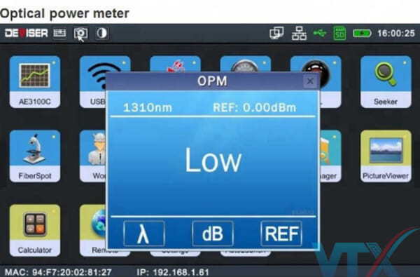 Máy đo OTDR Deviser AE3100A