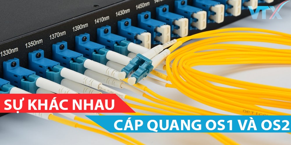 So sánh cáp quang Single mode OS1 và OS2 - VTXVN