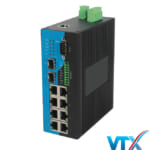 Switch Upcom 8 port RJ45+2 Gigabit SFP+ 3 port RS485 IES3010-2GS-404