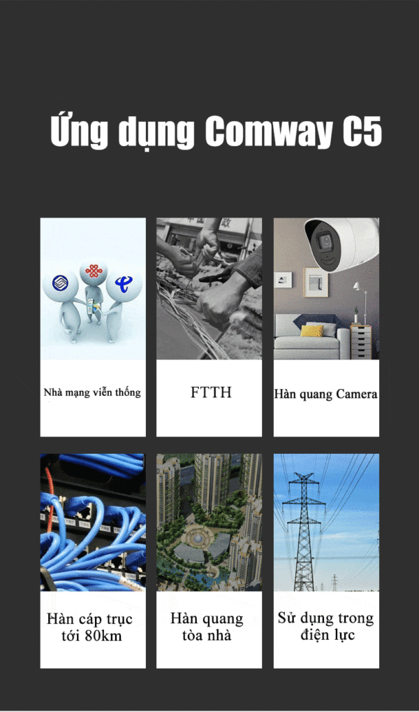 Máy hàn cáp quang Comway C5