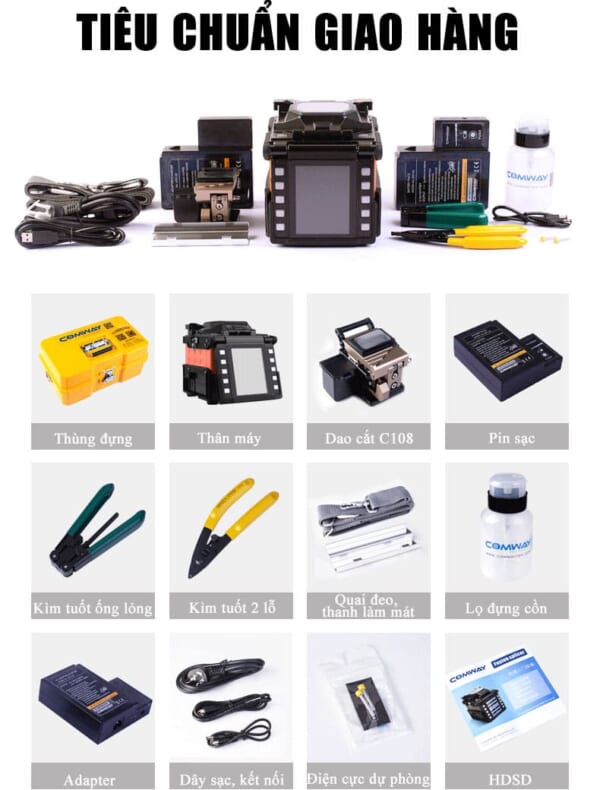 Máy hàn cáp quang Comway C5