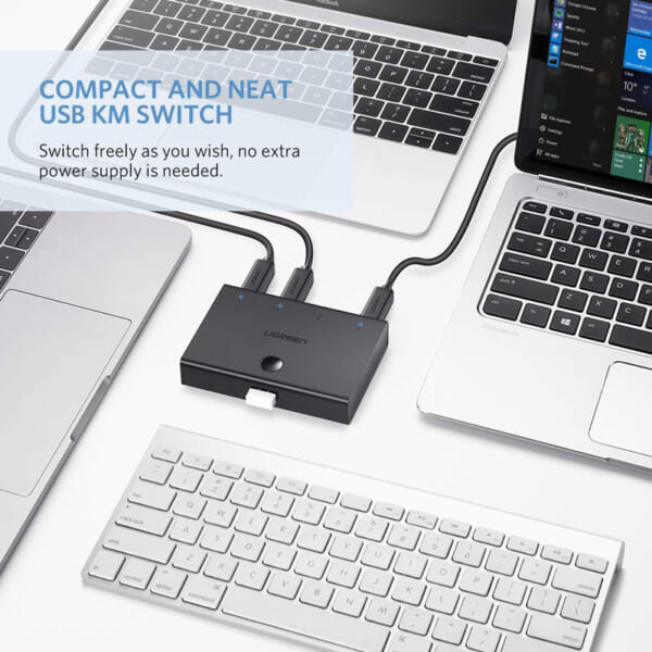 Bộ chia sẻ USB 2.0 cho 4 máy tính Ugreen 30346