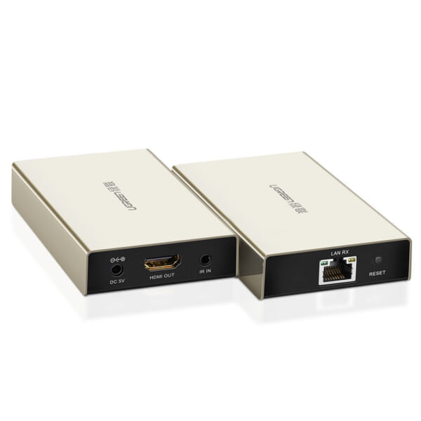 Bộ chuyển đổi HDMI ra RJ45 qua cáp mạng cat5/6 -120M Ugreen 40283
