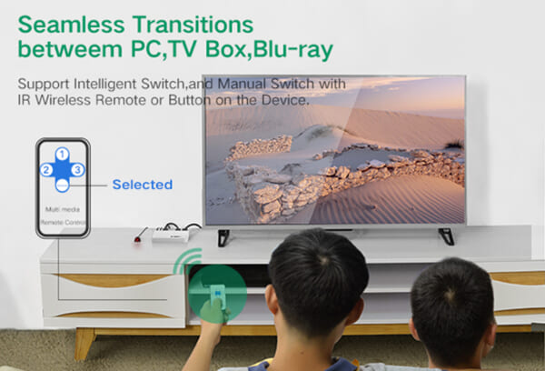 Bộ gộp HDMI 3 vào 1 ra Ugreen UG-40234