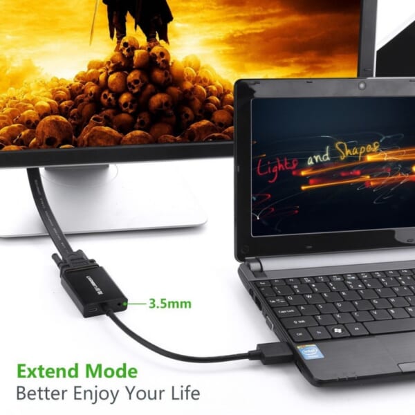 Cáp chuyển đổi HDMI sang VGA Audio Ugreen UG-40233
