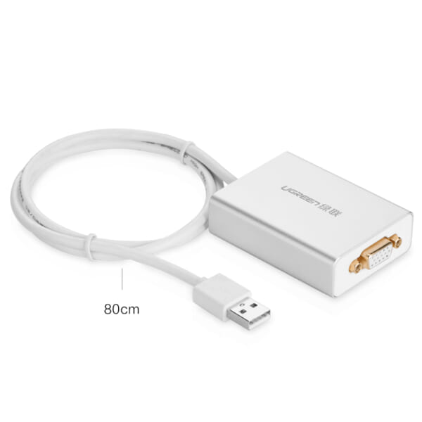 Cổng chuyển đổi USB 2.0 ra VGA UGREEN UG-40244