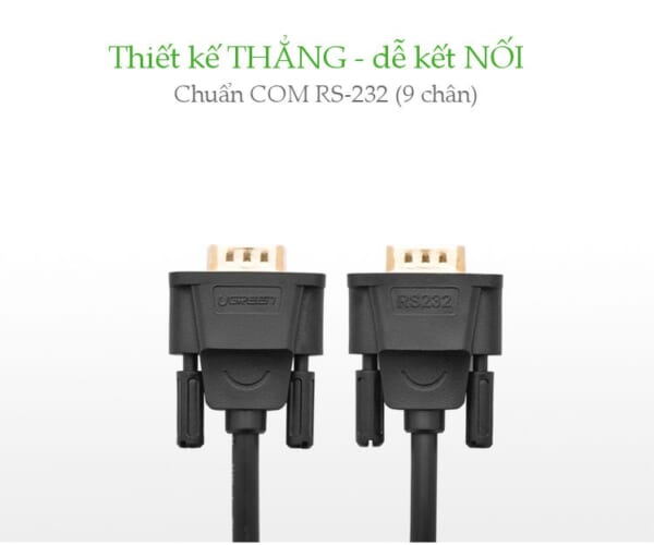 Cáp Com RS232 2 đầu dương 1,5M Ugreen 20153