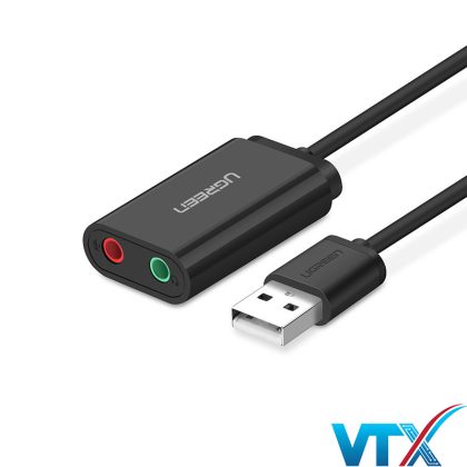 Cáp chuyển đổi USB 2.0 to 3.5mm Ugreen 30724
