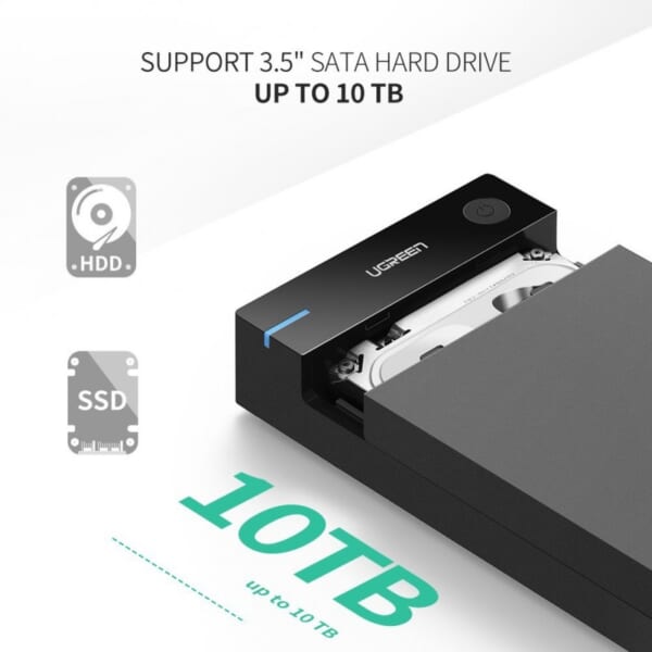 Hộp đựng ổ cứng USB 3.5 inch Ugreen 50422
