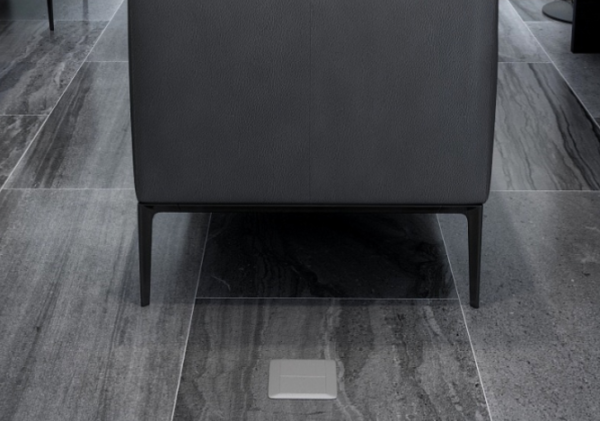 Ổ cắm âm sàn Sino Amigo màu đồng SFB-2B