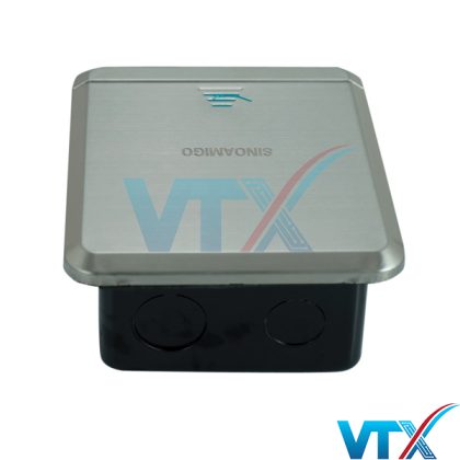 Ổ cắm âm sàn nắp trượt Sino Amigo SHP-2MS