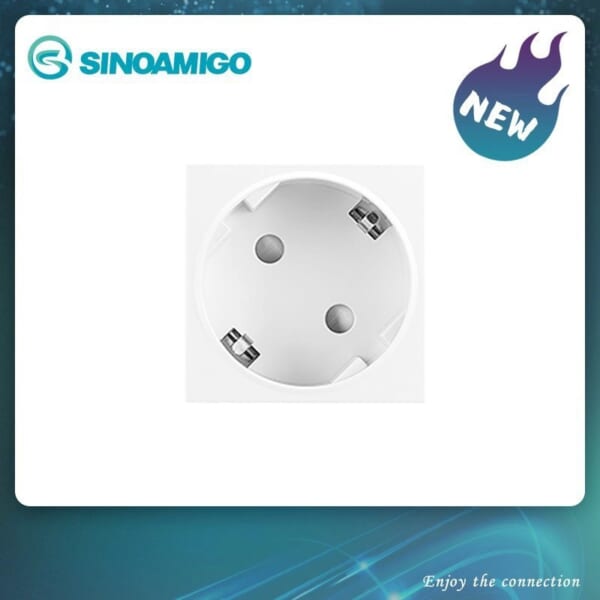 Ổ cắm điện jack tròn type 45 Sino Amigo F6