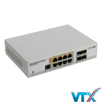 Switch MikroTik CRS112-8P-4S-IN