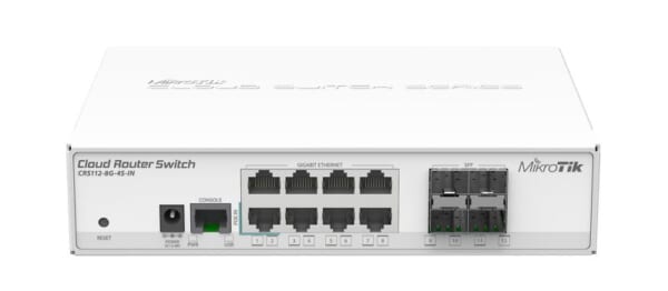 Switch Mikrotik CRS112-8G-4S-IN