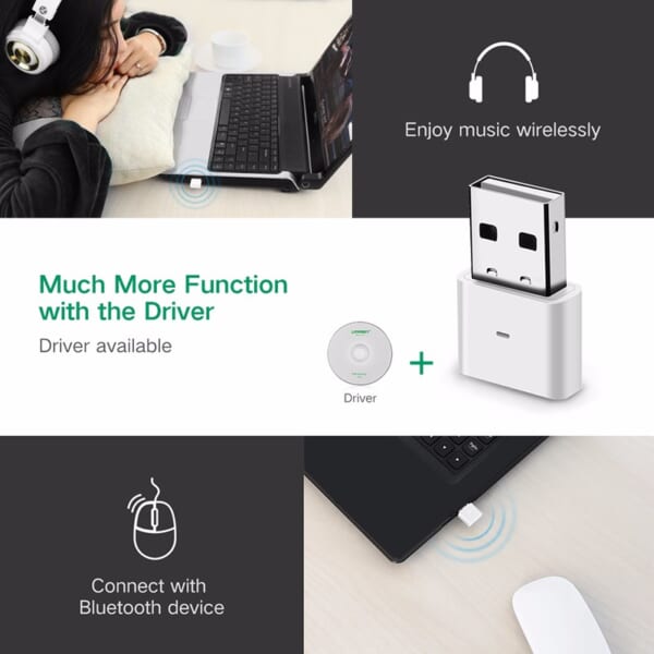 Thiết bị USB thu Bluetooth 4.0 Ugreen 30443