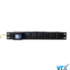 PDU 6 ổ cắm đa năng chuẩn 19 inch có Aptomat
