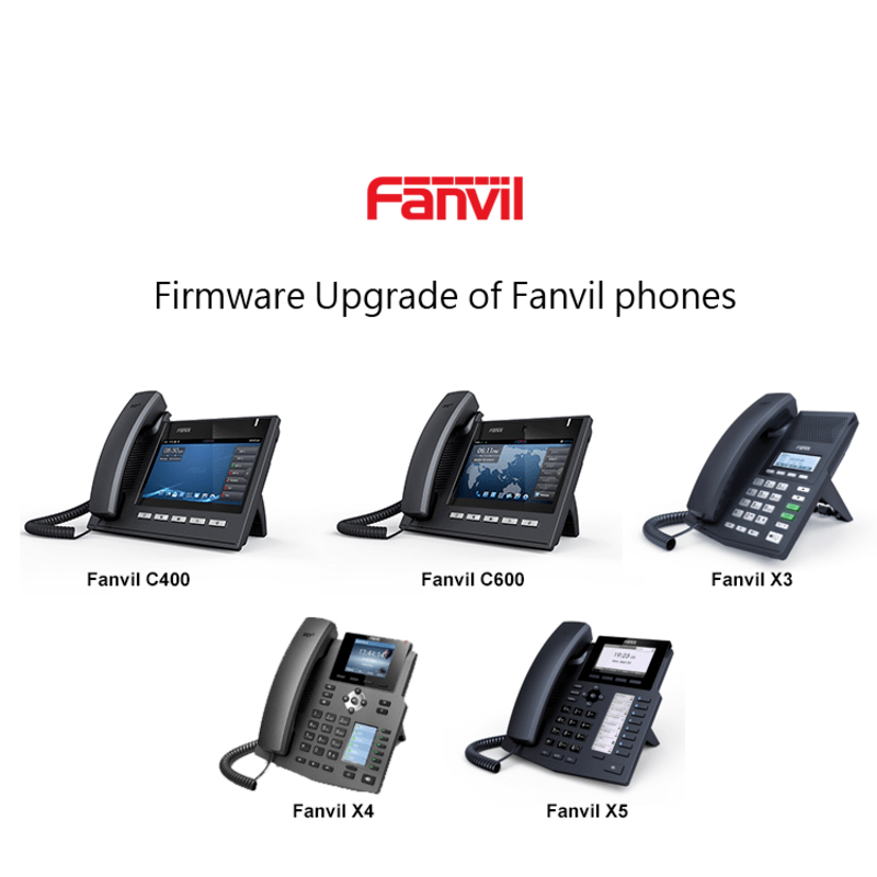 Những dòng điện thoại IP Fanvil nâng cấp Firmware