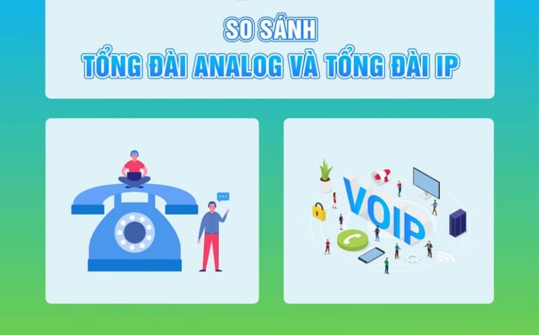 So sánh tổng đài IP và tổng đài Analog