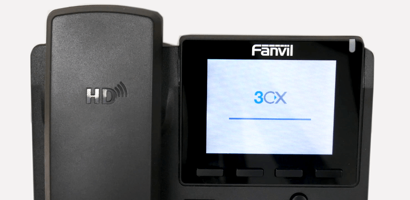 Giao diện tải cấu hình điện thoại Fanvil 3CX