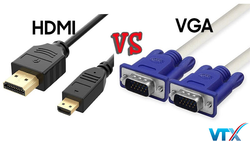 So sánh giữa dây cái VGA và HDMI