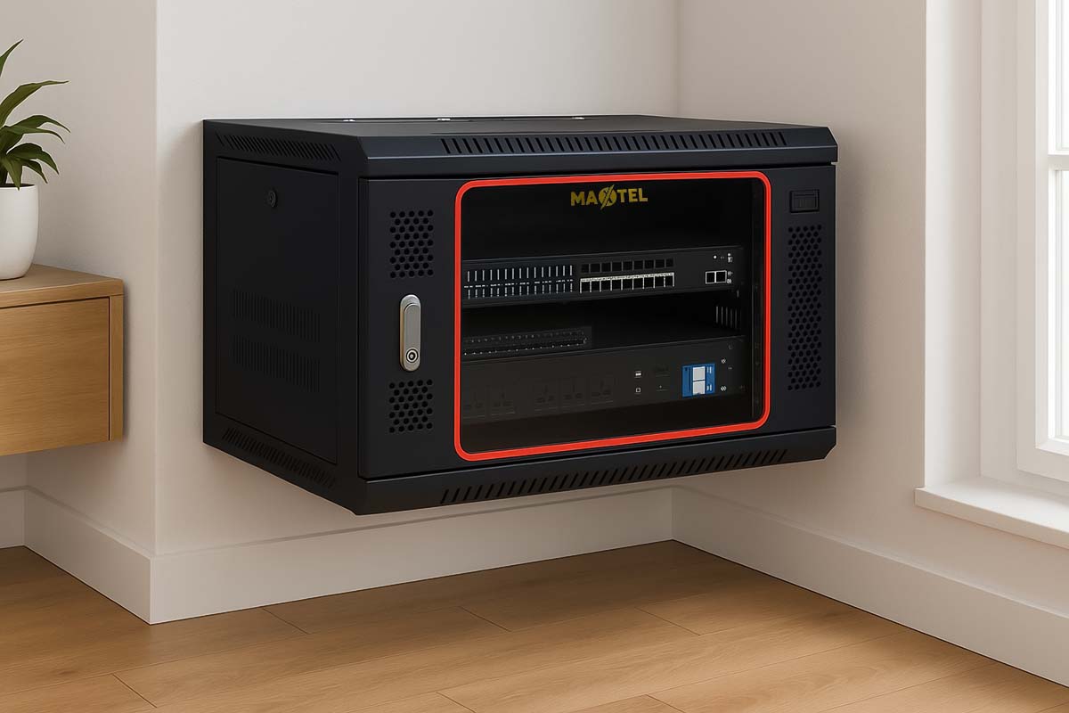 Tủ rack dưới 12U phù hợp với các hệ thống mạng nhỏ