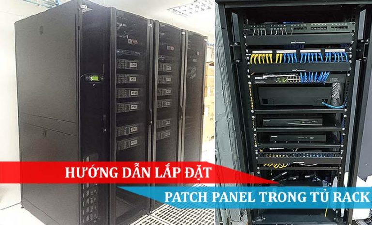 hướng dẫn lắp đặt Patch panel trong tủ rack