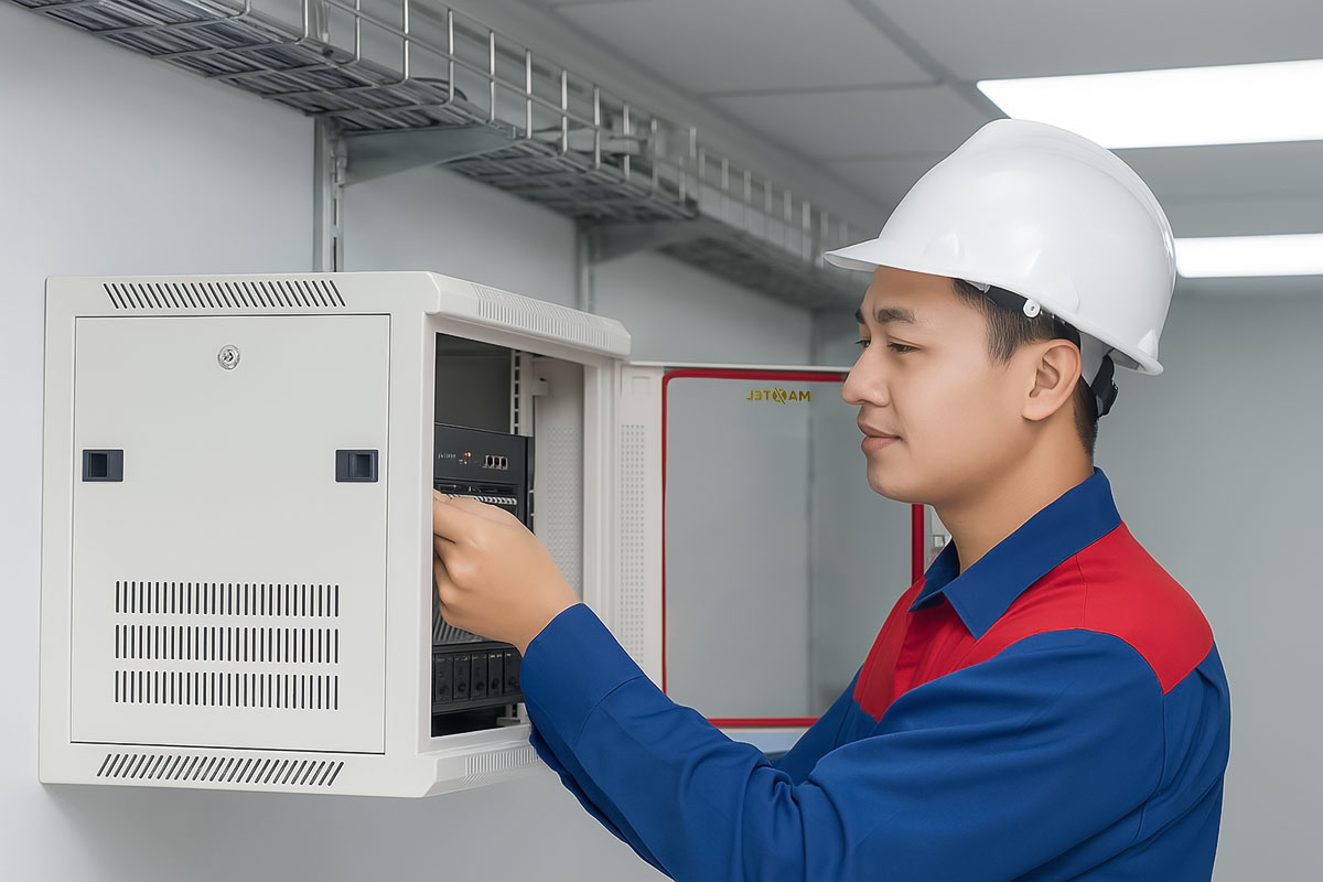 kiểm tra định kỳ các thiết bị trong tủ rack