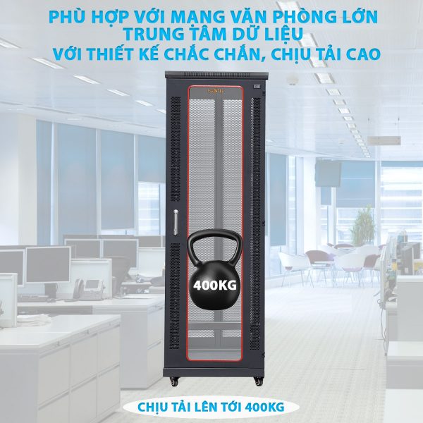 Tủ rack 36U Maxtel có trọng tải cao