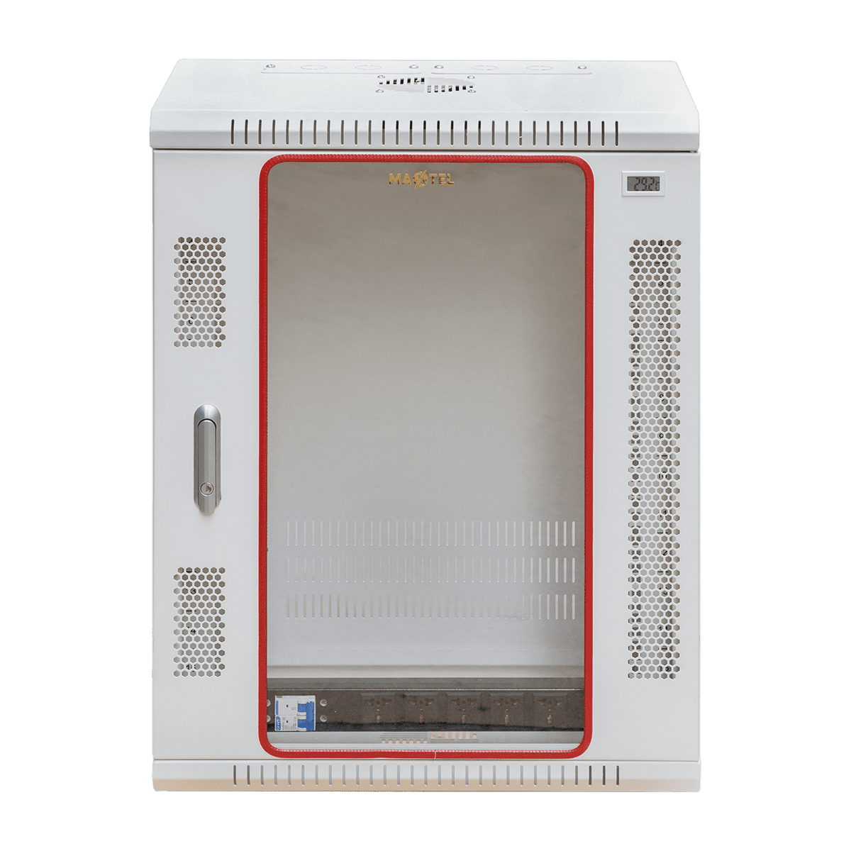 Tủ Rack treo tường 15U Series MAXTEL màu trắng (1)