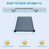 Các thông số kích thước của khay trượt tủ rack 1UD600 Maxtel