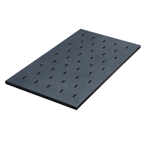 Ảnh chụp khay cố định tủ rack 1UD1000 Maxtel màu đen